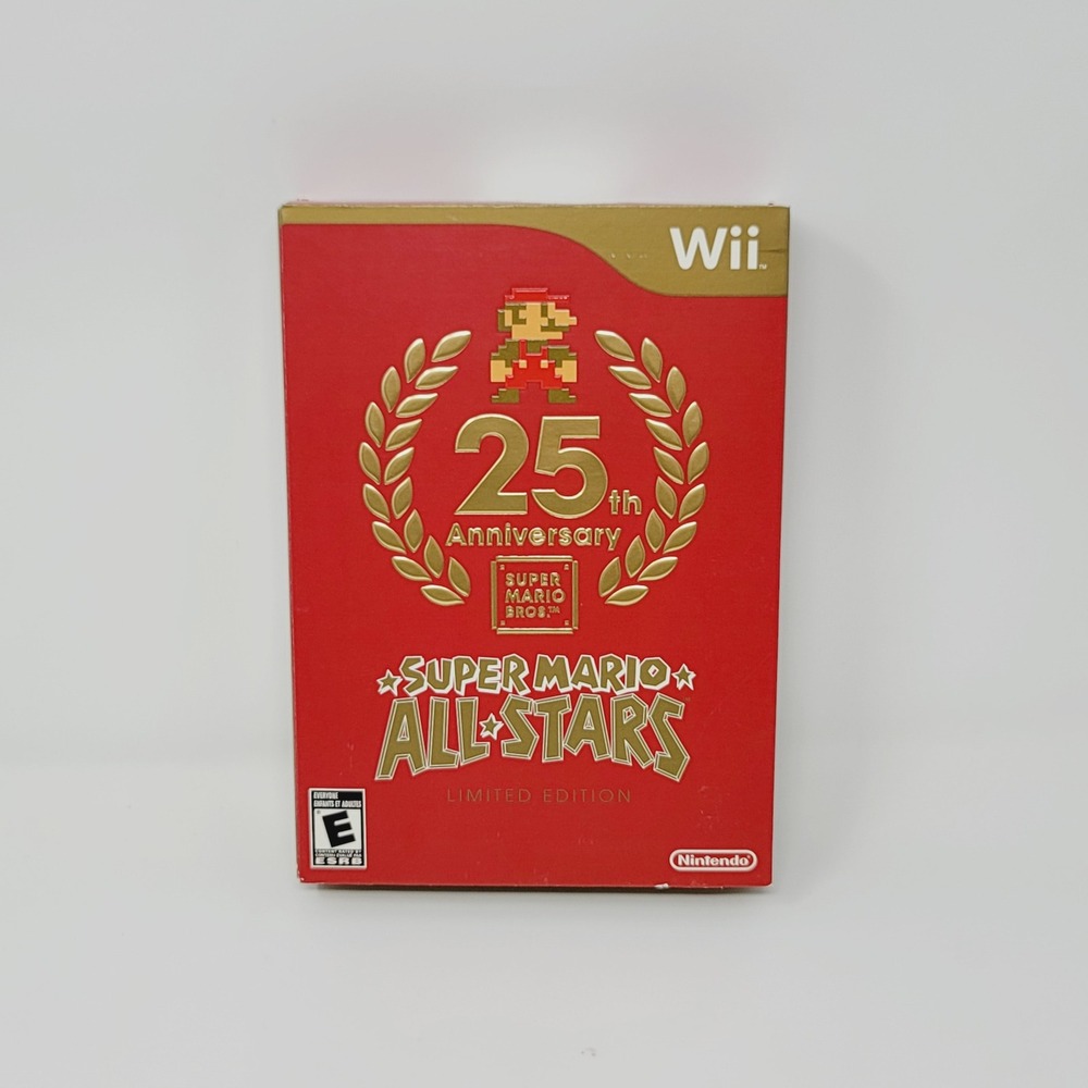 Nintendo Wii Super Mario All-Stars 25th Anniversary Red Limited Edition Bundle